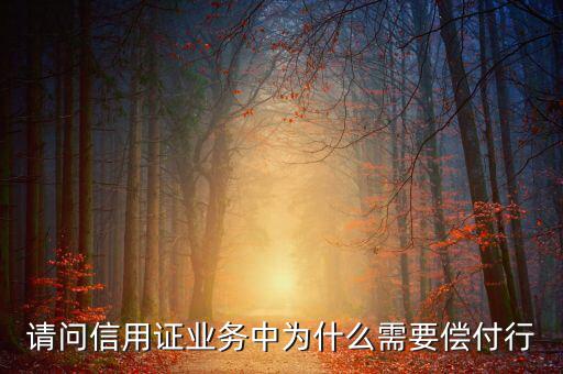 償付行干什么的，請(qǐng)問(wèn)信用證業(yè)務(wù)中為什么需要償付行