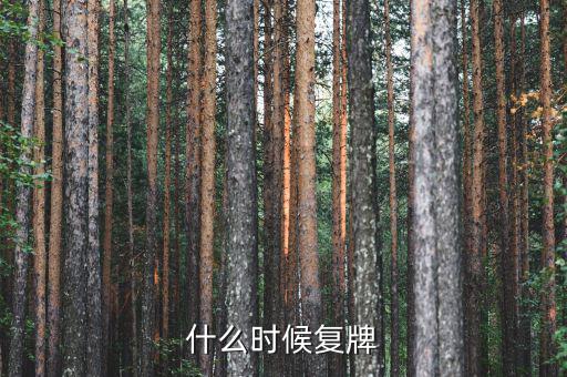 三特索道什么時候復牌，000560各位大神知道啥時候復牌