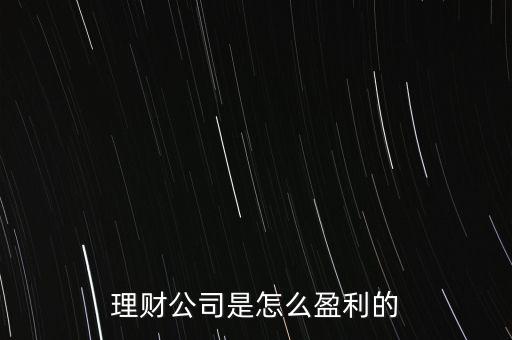 投資公司靠什么賺錢，投資理財公司靠什么賺錢