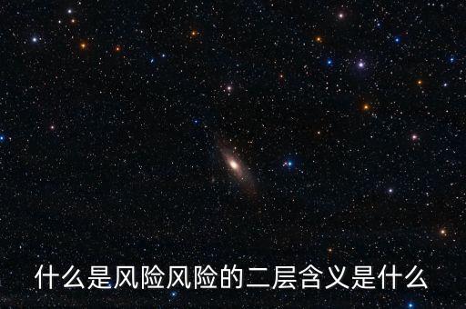 什么是風險影響，什么是風險風險的二層含義是什么
