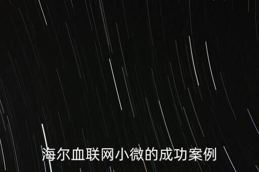 什么海爾小微，海爾小微公司簽合同沒有海爾倆字
