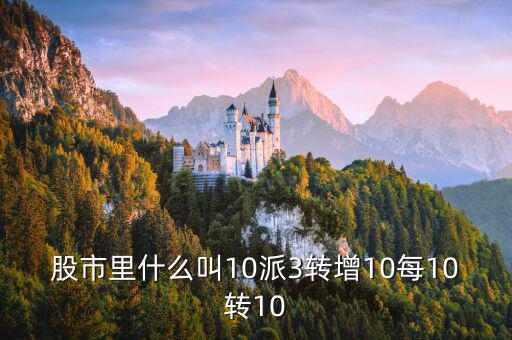 10送10派3是什么意思，10轉(zhuǎn)10派3是什么意思
