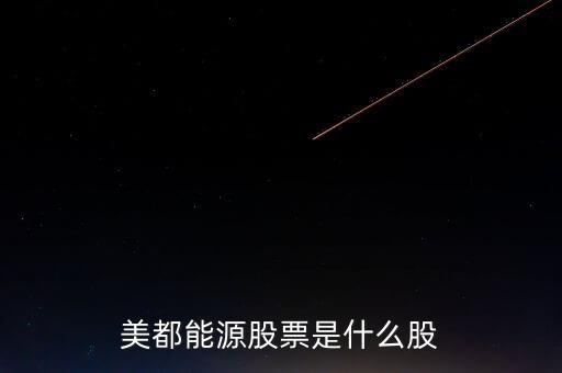美都能源是什么公司，美都能源股票是什么股