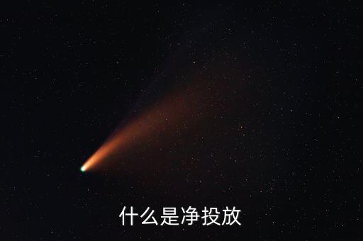 什么是凈投放，什么為凈投放