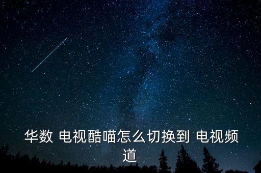 電視內置華數(shù)平臺怎么更換,電視機頂盒可內置多網(wǎng)電視平臺嗎?