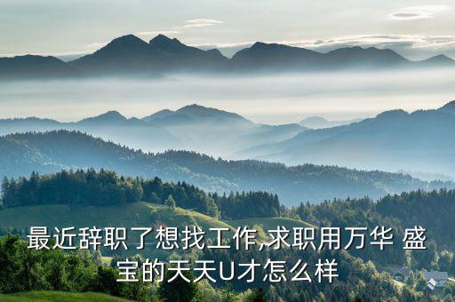 盛寶平臺怎么樣,我用過的各種求職中平臺中最靠譜的一個(gè)