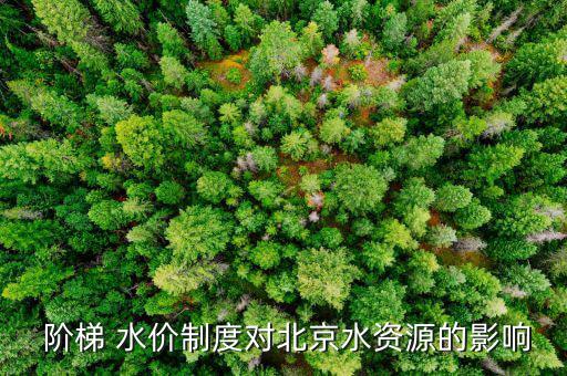  階梯 水價(jià)制度對(duì)北京水資源的影響