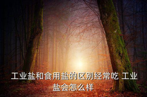 現貨工業(yè)鹽怎么炒,工業(yè)鹽與食用鹽同色微澀有毒