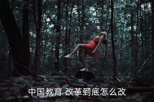 中國(guó)教育 改革到底怎么改