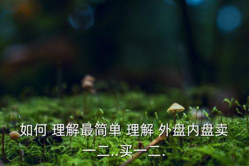如何 理解最簡(jiǎn)單 理解 外盤內(nèi)盤賣一二..買一二.