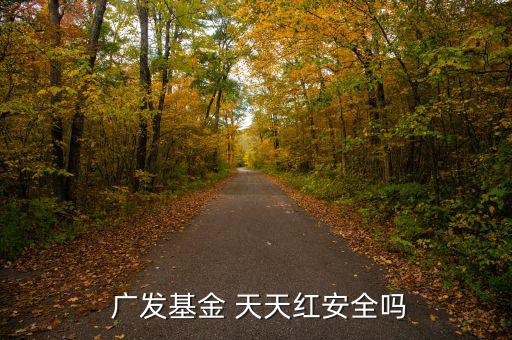  廣發(fā)基金 天天紅安全嗎