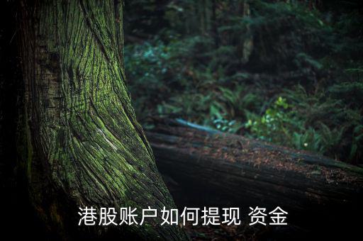  港股賬戶如何提現 資金