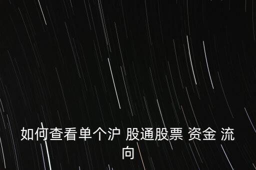 滬股通資金流向怎么查,港股全年資金流向