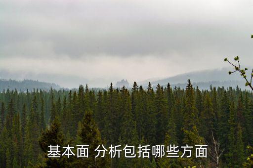 怎么分析公司基本面,基本面分析主要包括四大方面