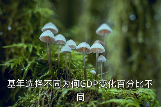 gdp基準(zhǔn)年份變化意味著什么，GDP為什么基你年不同增幅不同
