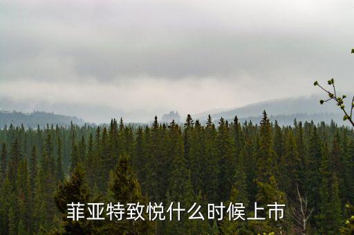 菲亞特致悅什么時(shí)候上市，菲亞特致悅什么時(shí)候上市