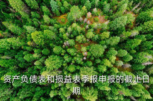 季度報表什么時間，企業(yè)年季度月報表什么時間報