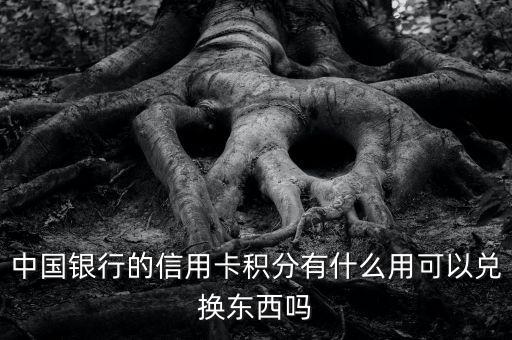 中國銀行信用卡積分什么用，中國銀行積分能干什么