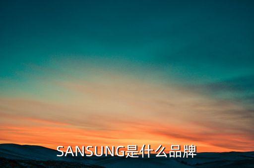 SANSUNG是什么品牌