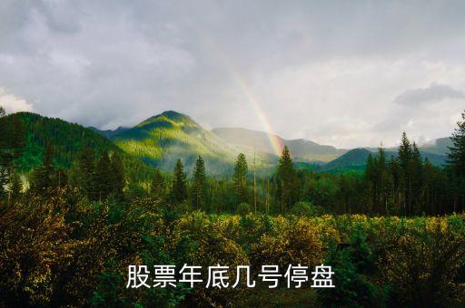 股市年底什么時(shí)候停盤(pán)，股票年底何時(shí)停