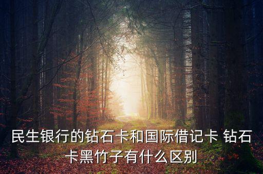 民生銀行小鬼當家卡有什么好的，民生銀行為什么給我辦了張小鬼當家的借記卡