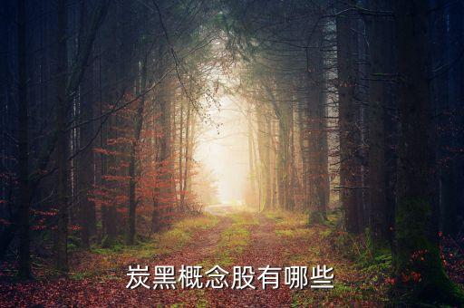 炭黑概念股有哪些