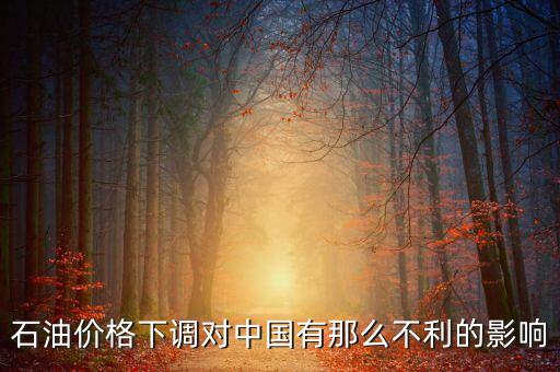 石油價格下調(diào)對中國有那么不利的影響