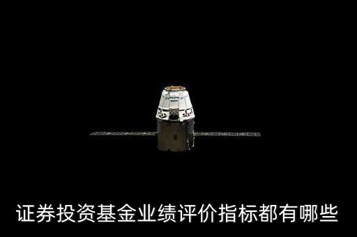 證券投資基金業(yè)績(jī)?cè)u(píng)價(jià)指標(biāo)都有哪些