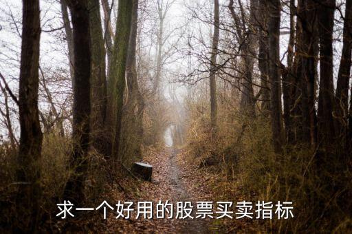求一個好用的股票買賣指標
