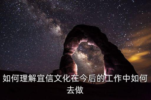 如何理解宜信文化在今后的工作中如何去做