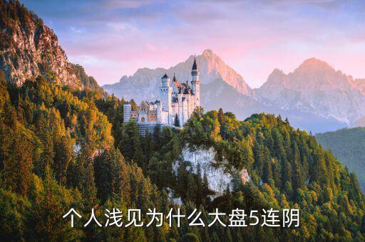 一只股票為什么最多五連陰，股票大漲后再5連陰表示什么意思