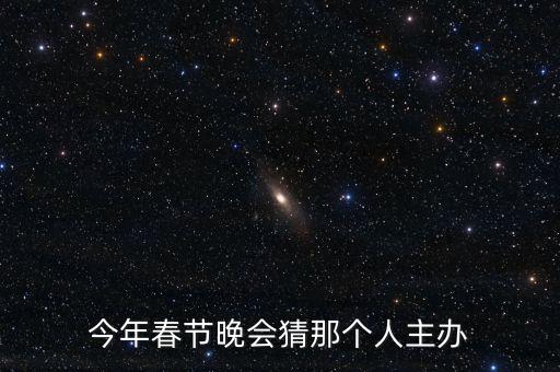 今年春節(jié)晚會猜那個(gè)人主辦