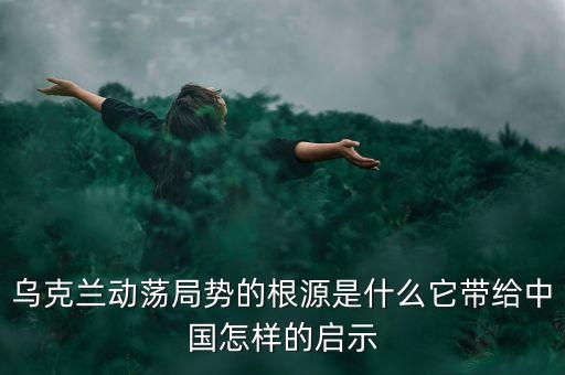 烏克蘭動(dòng)蕩局勢(shì)的根源是什么它帶給中國怎樣的啟示