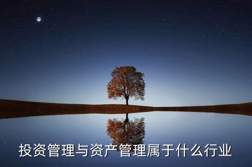 資產(chǎn)管理屬于什么行業(yè)，資產(chǎn)管理公司屬于什么行業(yè)