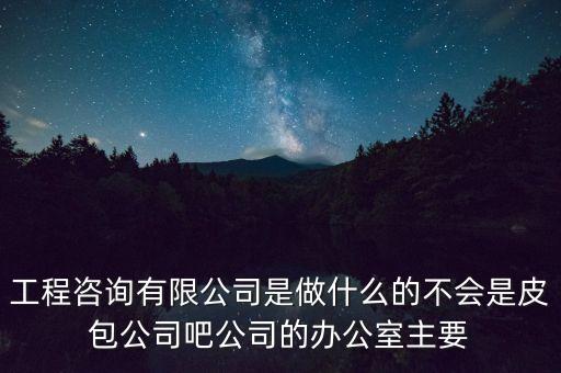 輝隆股份是做什么的，工程咨詢有限公司是做什么的不會(huì)是皮包公司吧公司的辦公室主要