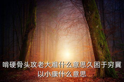 老大難是什么意思，歸家的兔子靠岸的船中國又少了一個老大難什么意思