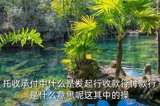 托收承付中什么是發(fā)起行收款行付款行是什么意思呢這其中的操