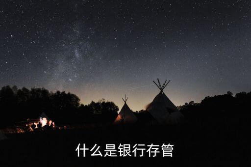 什么是股商存管，什么是銀行存管