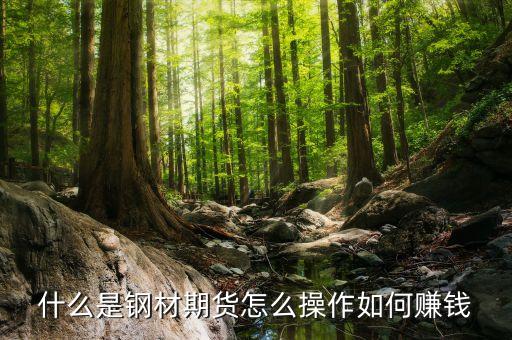 什么是鋼材期貨怎么操作如何賺錢(qián)