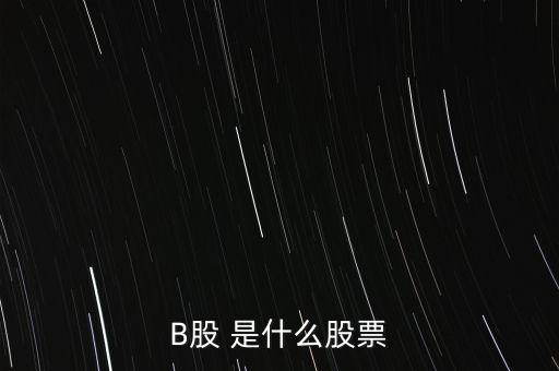 基金b股是什么股票，上證A股上證B股上證基金深證A股深證B股是什么意思  搜