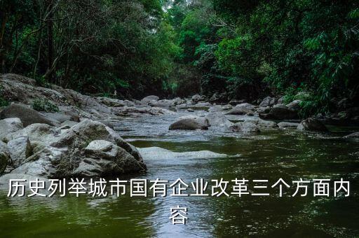 地方國企改革什么，國企改革到底要改什么東西啊簡單點的回答就好