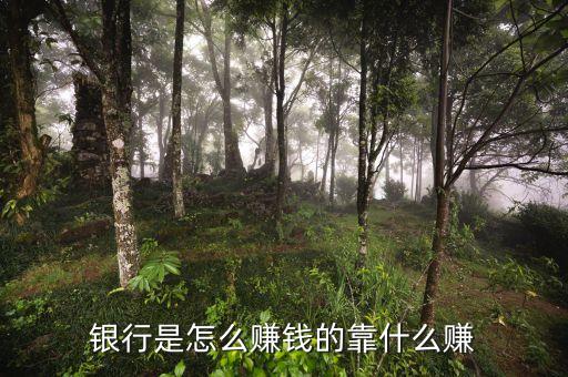 銀行是怎么賺錢的靠什么賺