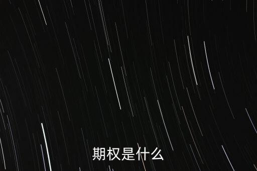 期權(quán)是什么意思，期權(quán)是什么