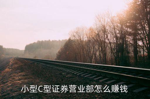 小型C型證券營業(yè)部怎么賺錢