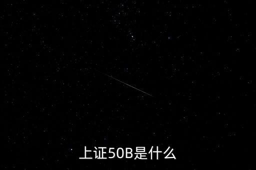 上證50B是什么