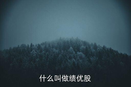 什么叫績(jī)優(yōu)股，什么叫績(jī)優(yōu)股
