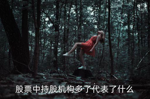 股票中持股機(jī)構(gòu)多了代表了什么
