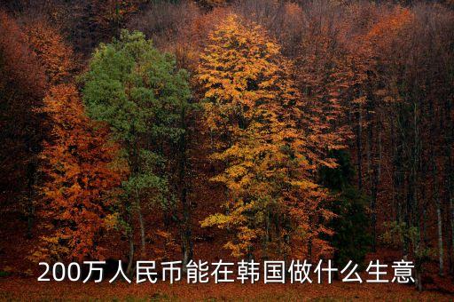 在韓中國人做什么生意，現(xiàn)在在韓國中國人做什么生意最有潛力