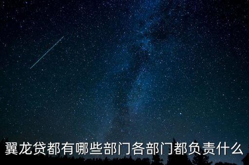 翼龍貸有什么產(chǎn)品，翼龍貸都有哪些部門各部門都負(fù)責(zé)什么