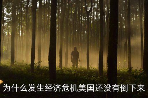 為什么發(fā)生經(jīng)濟(jì)危機(jī)美國還沒有倒下來